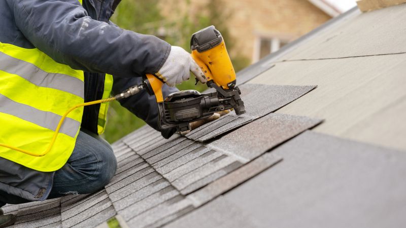 Roofing Professional at Work